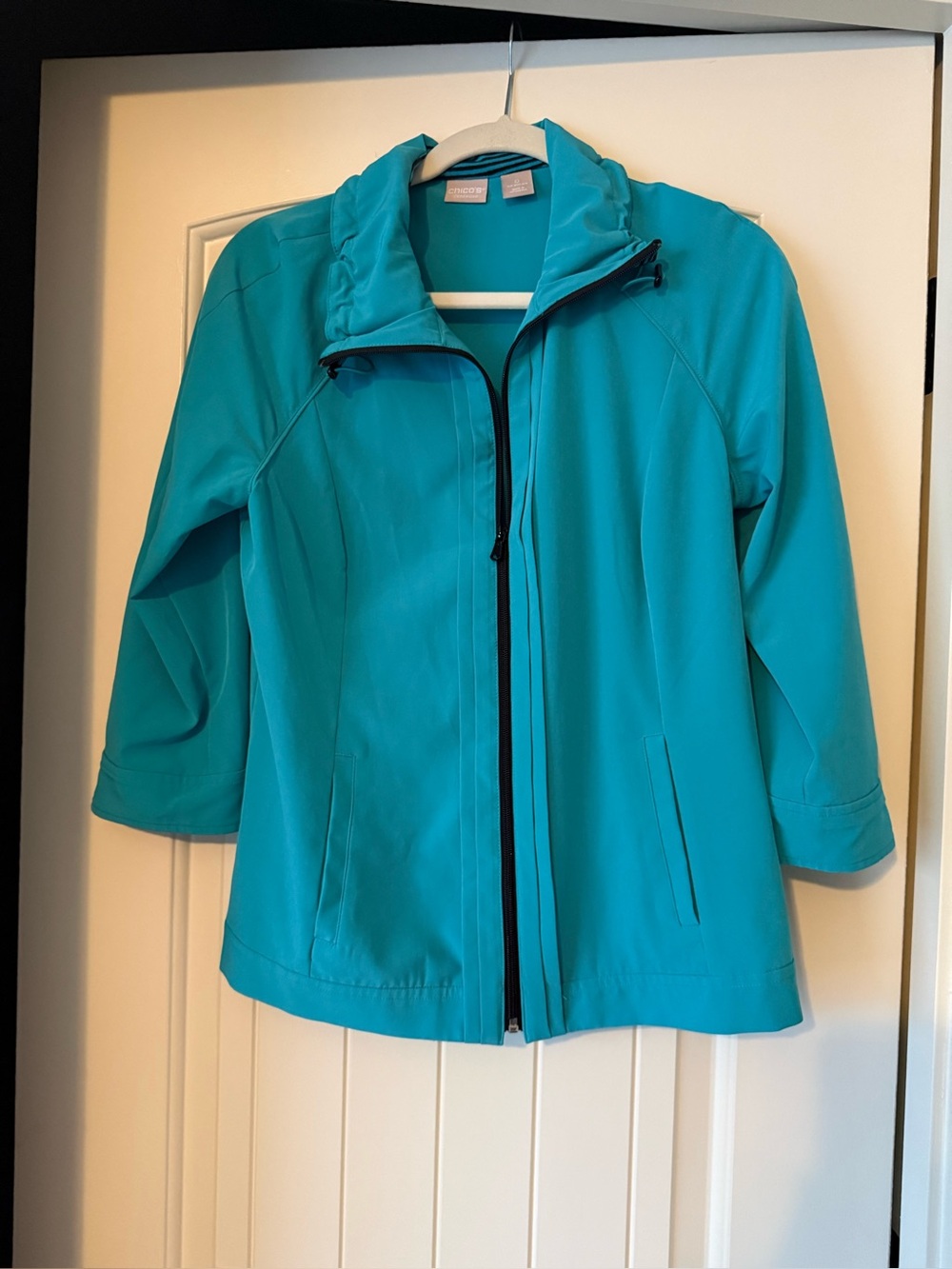 Chicos zenergy Teal Women's Lightweight Jacket